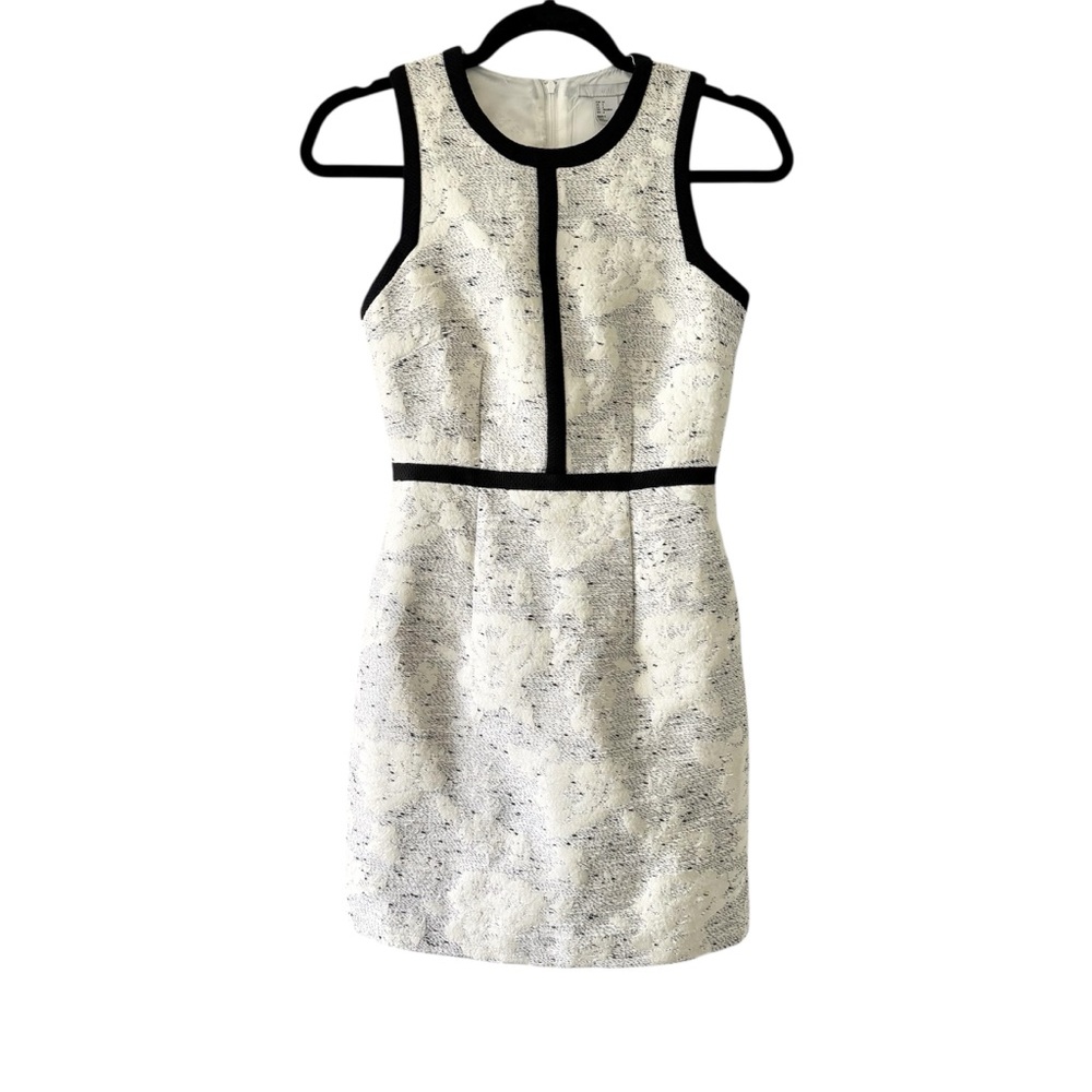 H&M Silver and Black Sheath Mini Dress